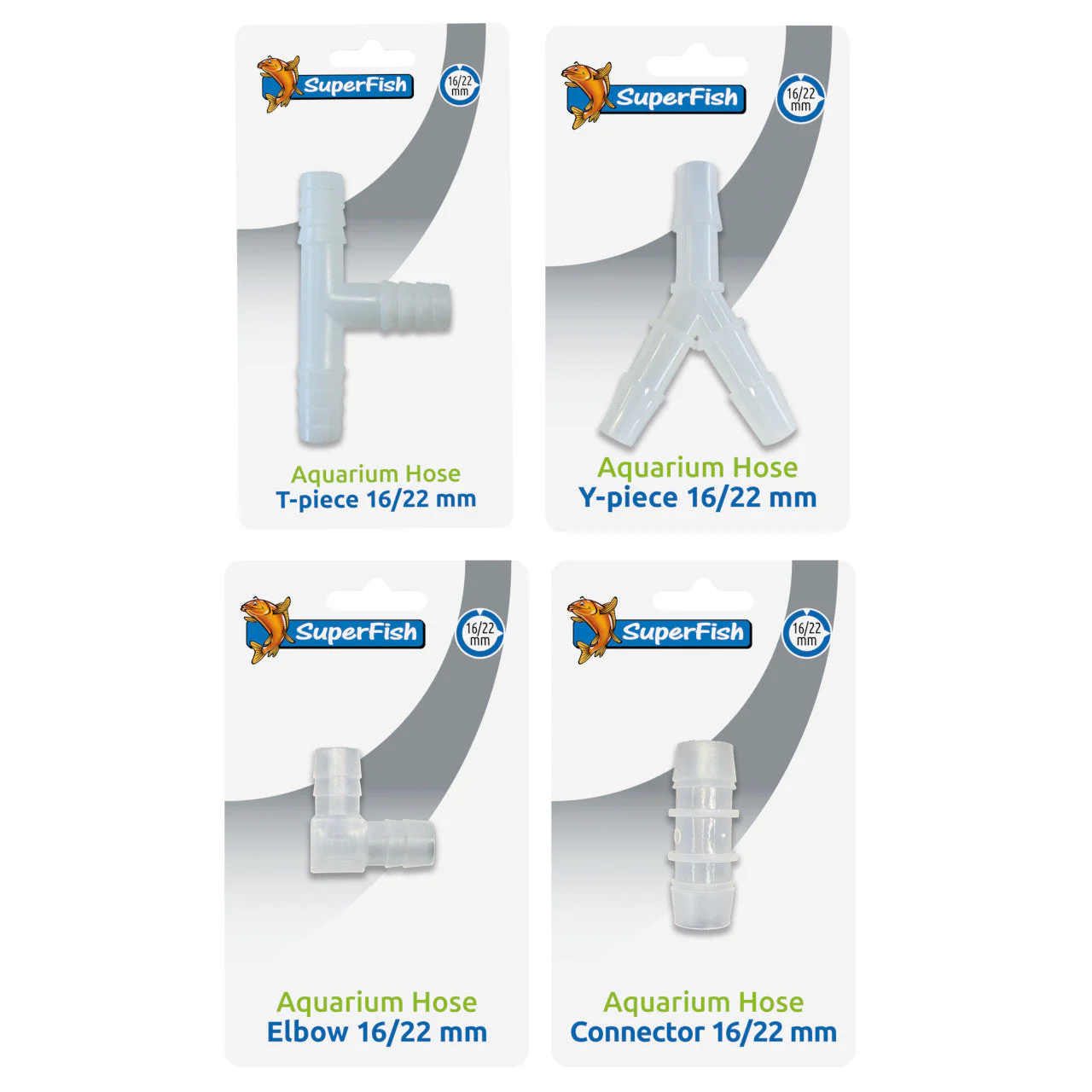 Superfish Hose Connectors 16/22mm