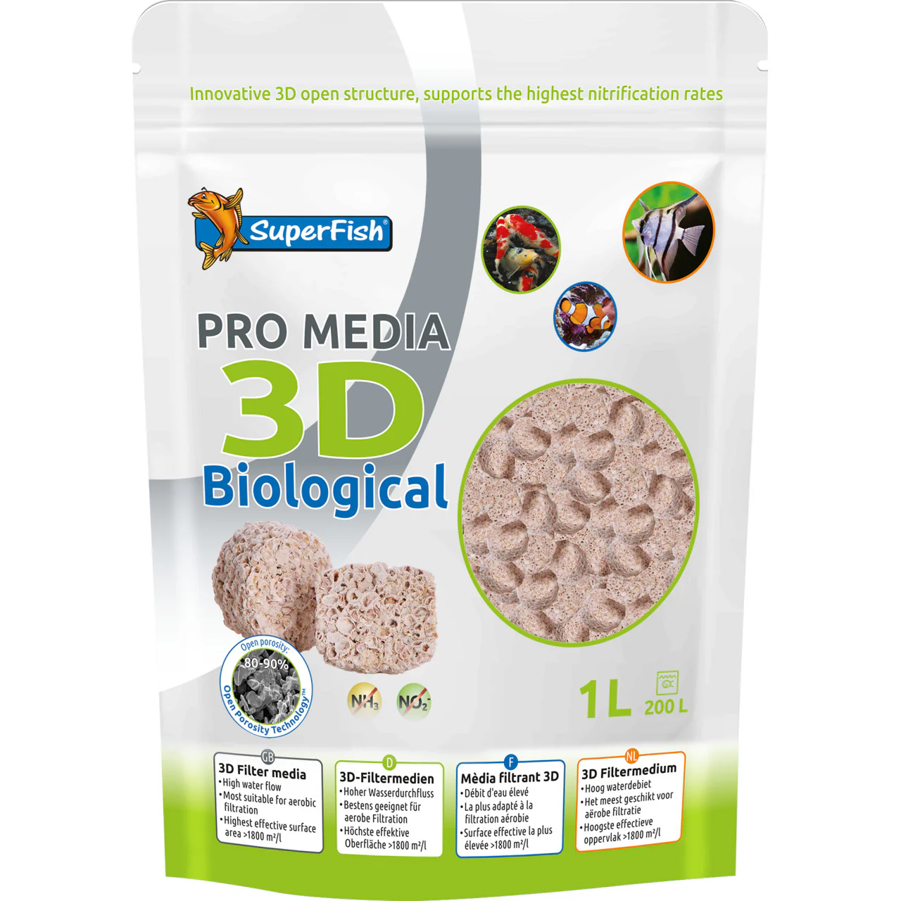 Superfish Pro Filter Media 1L - Image 3