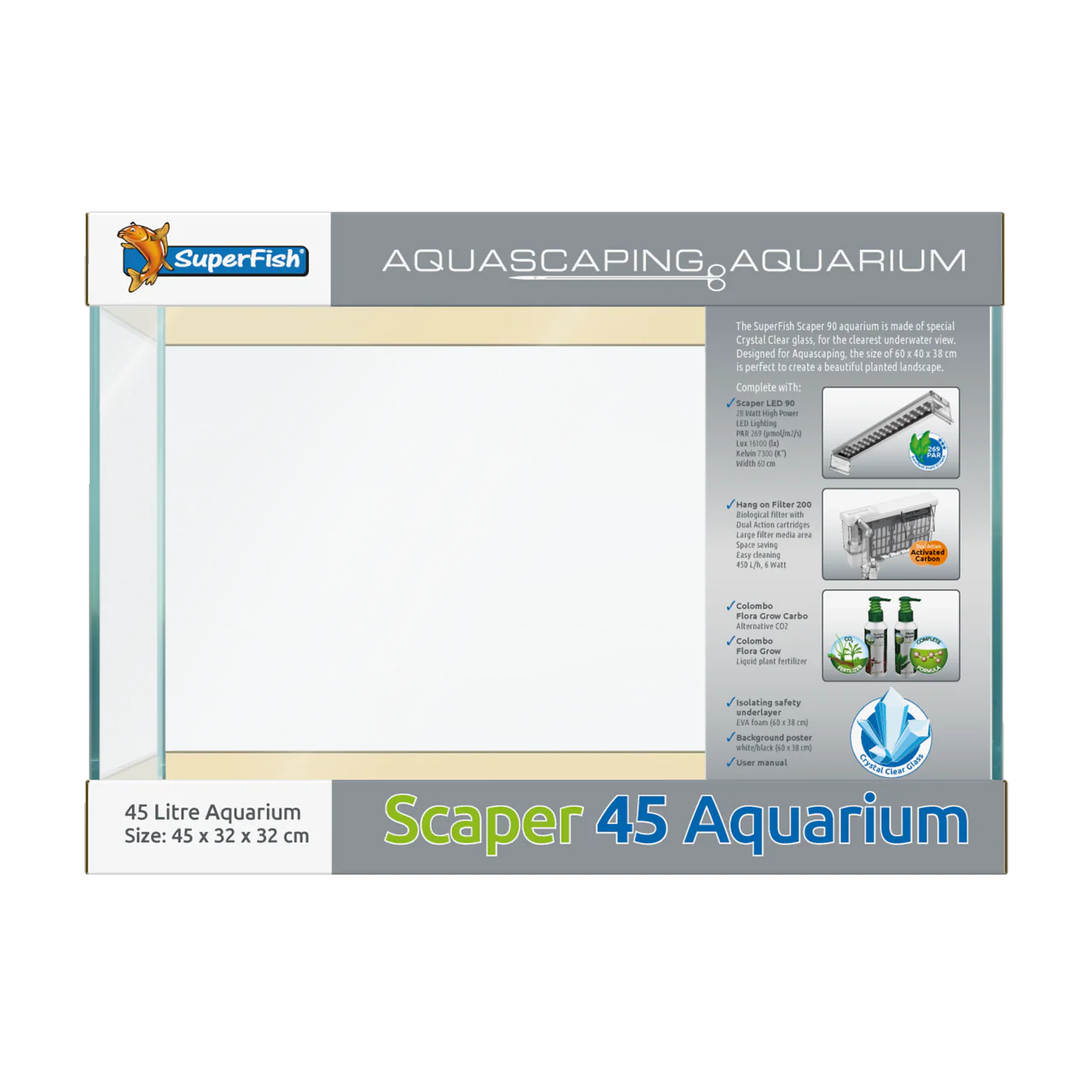 Superfish Scaper 45 Aquarium
